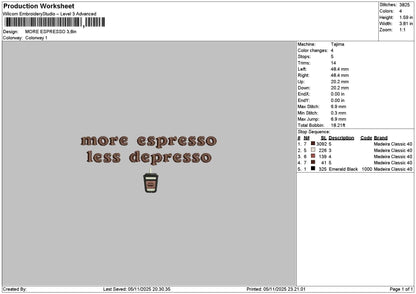 Moretext 0511 Embroidery File 6 sizes