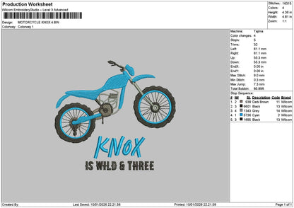 Knoxtext 0901 Embroidery File 6 sizes