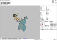 Mougly Embroidery File 4 size