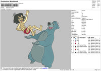 Mougly Embroidery File 4 size