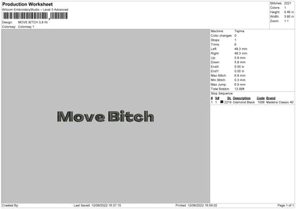 Move Bich Embroidery File 6 sizes