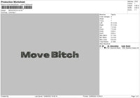 Move Bich Embroidery File 6 sizes