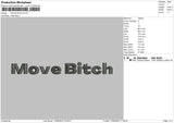 Move Bich Embroidery File 6 sizes