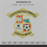 Moyros FC Embroidery File 4 size