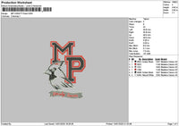 Bird Mp Embroidery File 6 sizes