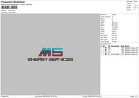 Ms Embroidery File 6 sizes