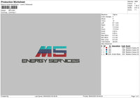 Ms Embroidery File 6 sizes
