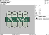 MS Mata Embroidery File 4 size