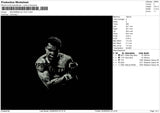 Muhammad Ali Text Embroidery File 4 sizes