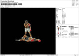 Muhammad Ali V1 Embroidery File 4 size