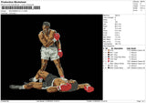 Muhammad Ali V1 Embroidery File 4 size