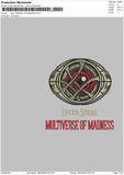 Multiverse Of Madness Embroidery File 4 size