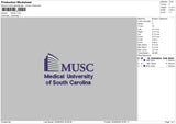 Musc Text Embroidery 2 Files