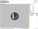 Mavericks Embroidery File 5 size
