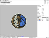 Mavericks Embroidery File 5 size