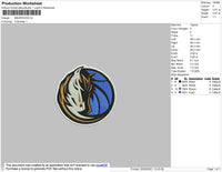Mavericks Embroidery File 5 size