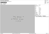 My Person Embroidery File 4 size