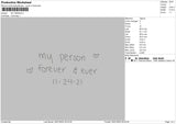 My Person Embroidery File 4 size