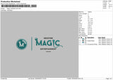 Magic Entertainment Embroidery Design. 3 Files - Multiple Size