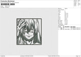 Mahito Embroidery File 4 sizes