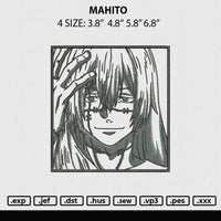 Mahito Embroidery File 4 sizes
