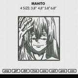 Mahito Embroidery File 4 sizes