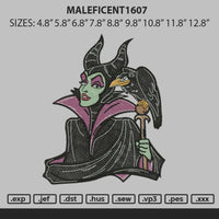 Maleficent1607 Embroidery File 6 sizes