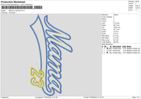Mama2301 Embroidery File 6 sizes