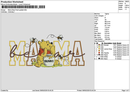Mamatext 0905 Embroidery File 6 sizes