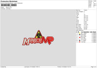 Marca Embroidery File 6 sizes
