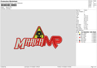 Marca Embroidery File 6 sizes