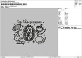 Seasontext 1411 Embroidery File 6 sizes