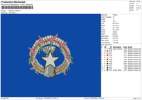 Mariana I Embroidery File 6 sizes