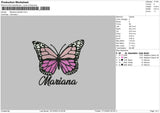 Butterfly 1612 Embroidery File 6 sizes