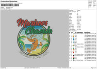 Mariscoscircle Embroidery File 6 sizes