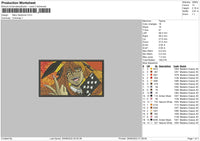 Mery Saotome Embroidery File 5 sizes