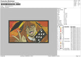 Mery Saotome Embroidery File 5 sizes