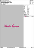 Separate Texts Embroidery File 2 sizes