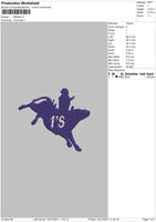 Matador Embroidery File 5 size