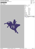 Matador Embroidery File 5 size