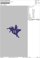Matador Embroidery File 5 size