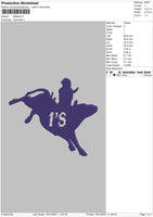 Matador Embroidery File 5 size