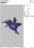 Matador Embroidery File 5 size