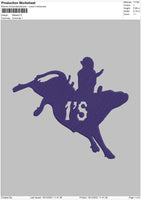 Matador Embroidery File 5 size