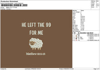 Matthewtext 2705 Embroidery File 6 sizes
