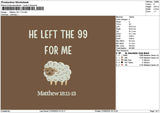 Matthewtext 2705 Embroidery File 6 sizes