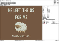 Matthewtext 2705 Embroidery File 6 sizes