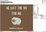 Matthewtext 2705 Embroidery File 6 sizes