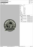 Mavericks Embroidery Design File
