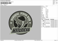 Mavericks Embroidery Design File